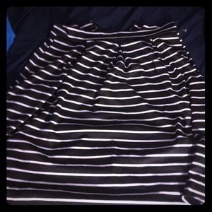 Black and White Skirt